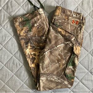 Under Armour Realtree Camo Pants Mens 32x32 Cargo Hunting Camouflage